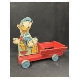 Vintage Fisher Price Donald Duck Pull Toy