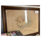 Framed Early 20th Century Lithograph