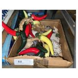 Seashells, Ceramic Peppers