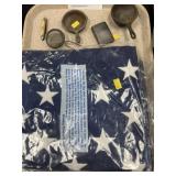 Flags and Miniature Frying Pans