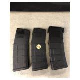 3 PMag 30-rd. AR-15 Magazines