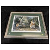 Laura Mark Finberg "Gray Haven" Framed Print