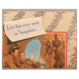 Vintage Kodak WWII Store Display w/ Soldiers