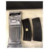 3 AR-15 Steel and Polymer 30-rd. Magazines