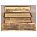 Group of 4 WWI "Yardlong" US Military Photos