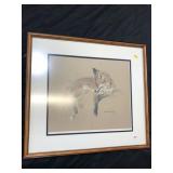 Nora Howarth (A Charming Fox) Framed Print