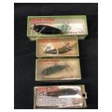 (4) Vintage Creek Chub Lures