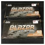 100 rds. of 9mm 124gr. Ammunition