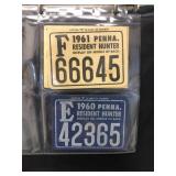 Binder of Pa. Hunting Licenses