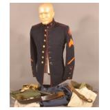 WWII & Post War Group of Uniform Parts