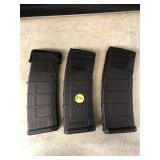 3 PMag 30-rd. AR-15 Magazines