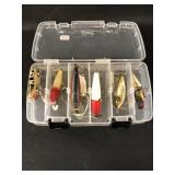 Assortment of Vintage Heddon and Creek Chub Lures