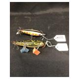 Vintage Pflueger Neverfail and Scoop Minnow Lures