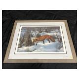 RC Kray Framed Print of Fox (Signed and Numbered)