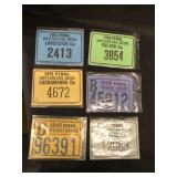 14 Vintage Pa Hunting Licenses