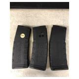 3 Amend 2 30-rd. AR-15 Polymer Magazines