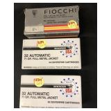 140 rds. of 32 Auto 71 and 73 gr. Ammunition