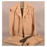 WWII-Korean War LTC Uniform w/ Bullion Embroidery