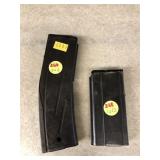 2 Unmarked M1 Carbine Magazines