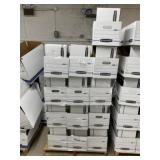 Skid of Assembled Medium Banker Boxes