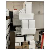 Skid of Assembled Medium Banker Boxes