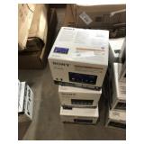 (5) Sony Clock Car Radios