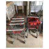 (6) Grocery Shopping Carts