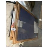 (4) Cork Boards with Desk Pad