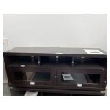 Baxton Studio Swindon TV Stand w/ Glass Doors