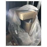 Upholstered Gray Loveseat