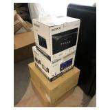 (4) Sony AM/FM/CD Clock Radios