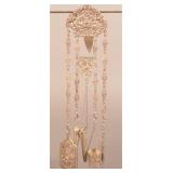 Ornate English 19th Century Sterling Chatelaine.