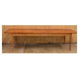 PA Country Hepplewhite Softwood Harvest Table.
