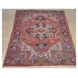 Geometric Room Size Oriental Rug.
