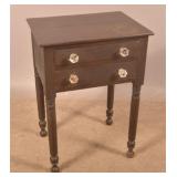 PA Federal Cherry 2-Drawer Workstand.