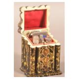19th Century Lacquered Etui (Ladies Companion).