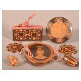Lot of Tunbridge Ware/Inlaid Sewing Accessories.