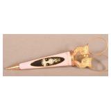 English Gilt Metal and Enamel Etui Circa 1770.