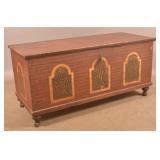 Jonestown, Lebanon Co., PA Softwood Blanket Chest.