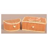 Sabbathday Lake Shaker Poplarware Sewing Boxes.