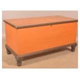 Pennsylvania Mid-19th C. Softwood Blanket Chest.