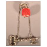 Antique Silver Key-Form Knitter