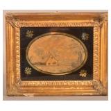 Small 19th Century Silk Pictorial Needlework.