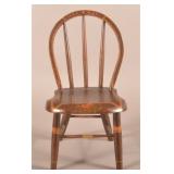 Antique Paint-Decorated Bow-Back Child