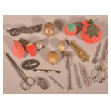 Lot of Antique Sewing Tools and Accessories.