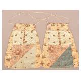 Rare Pair of Patchwork Lady