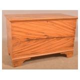 Federal Grain-Decorated Softwood Blanket Chest.