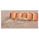 Pair of Brown & Kirby Coin Silver Spectacles.