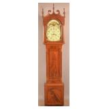 John Esterle, PA Sheraton Tall Case Clock.