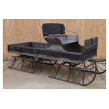 Antique Full-Size Box Sleigh.